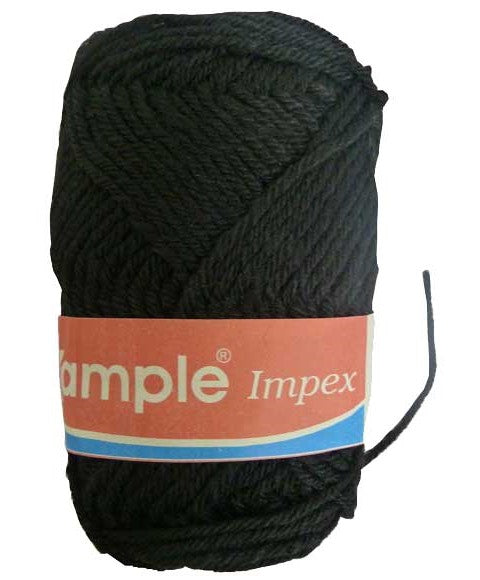 EXAMPLE IMPEX ACRYLIC WOOL BLACK Kids Hair Accessories Asetena Pa