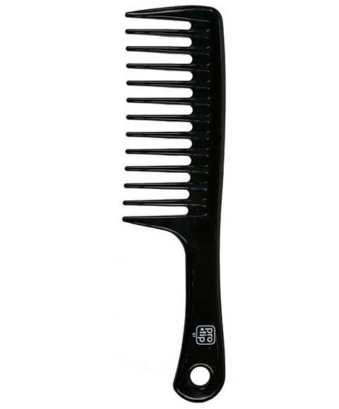 PROFESSIONAL DETANGLING COMB 07 BLACK Hair Brushes and Combs Asetena Pa