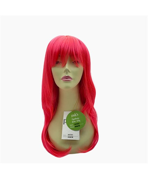 PAKS SYN MADONNA WIG SHOCKING PINK Synthetic Hair Wigs Asetena Pa