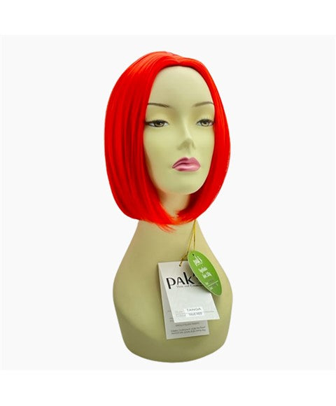 PAKS SYN TANGA WIG TRUE RED Synthetic Hair Wigs Asetena Pa