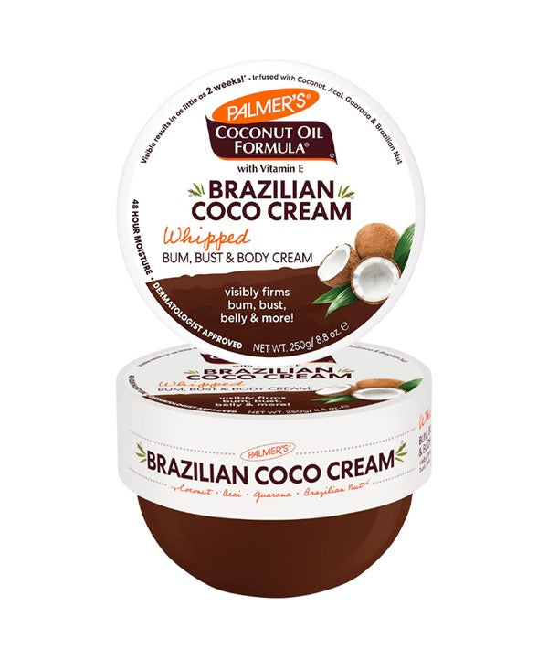 COCONUT OIL FORMULA BRAZILIAN COCO CREAM 250 g No Coulor Skin Moisturizing Asetena Pa