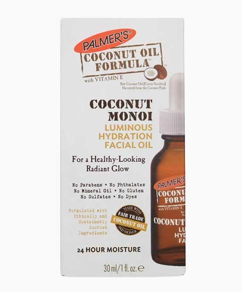 COCONUT OIL FORMULA COCONUT MONOI LUMINOUS HYDRATION FACIAL OIL 30 ML Skin Moisturizing Asetena Pa