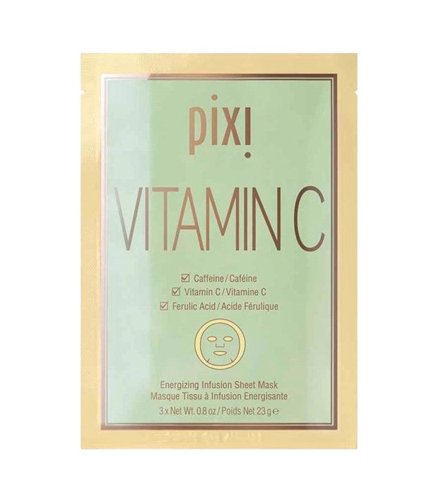 PIXI VITAMIN C ENERGIZING INFUSION SHEET MASK Skin Wash Asetena Pa