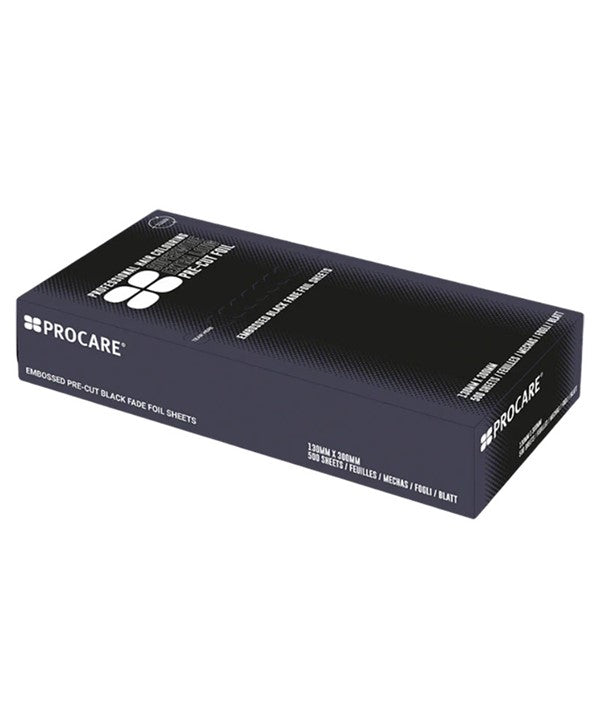 PROFESSIONAL HAIR COLOURING SUPERWIDE EXTRA LONG PRE CUT FOIL 500 Sheets Color Black Hair Color Asetena Pa