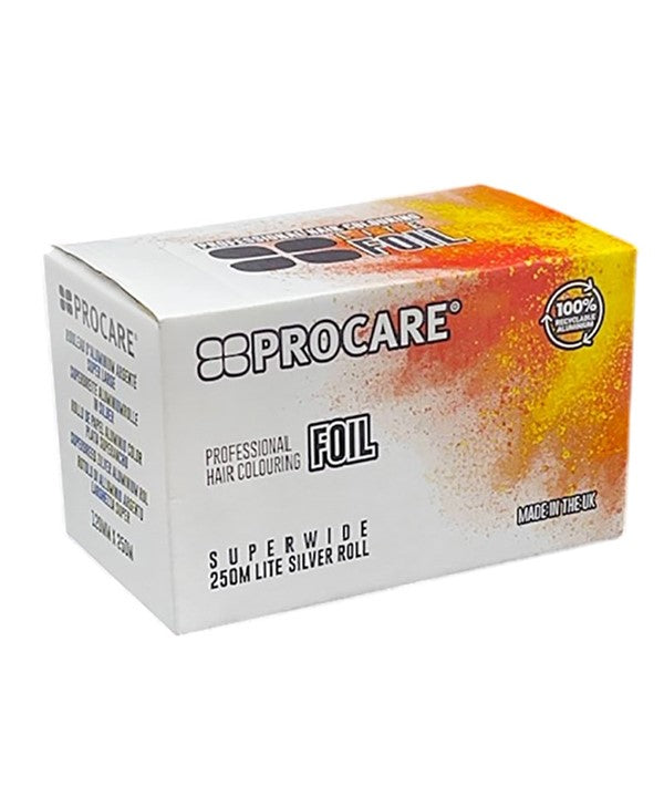 PROFESSIONAL HAIR COLOURING SUPER WIDE SILVER LITE FOIL 250 m Hair Color Asetena Pa