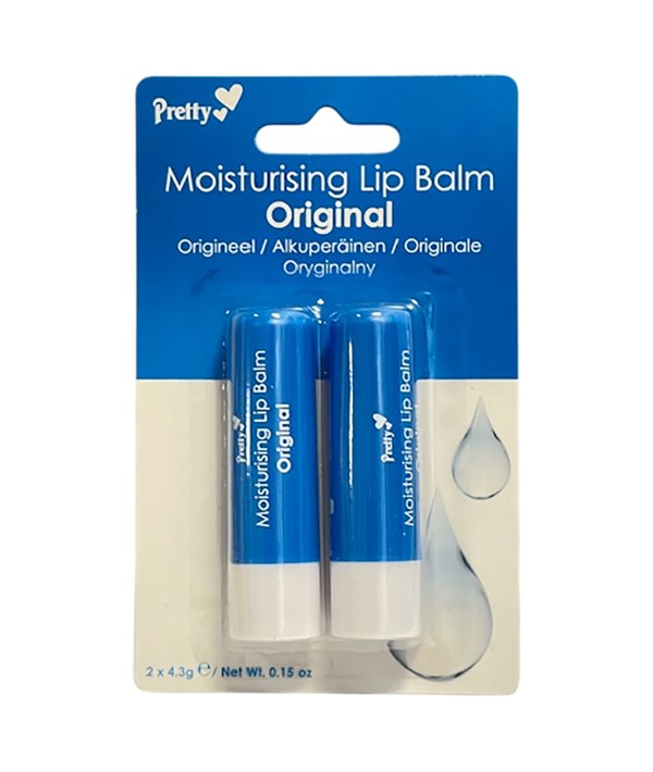 PRETTY MOISTURISING LIP BALM ORIGINAL 2x 4.3 g Lips Asetena Pa
