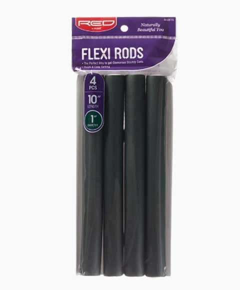 RED BY KISS FLEXI RODS HRF19 10'' Length (4 Pcs) Color Green 1 Diameter Kids Hair Accessories Asetena Pa