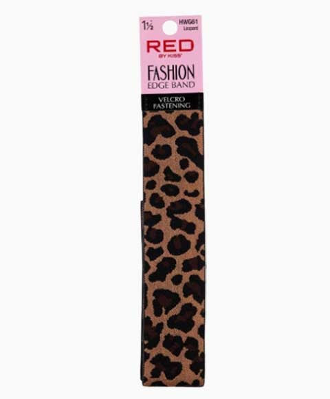 RED BY KISS FASHION EDGE BAND LEOPARD HWG61 1 1/2 Inch Kids Hair Accessories Asetena Pa