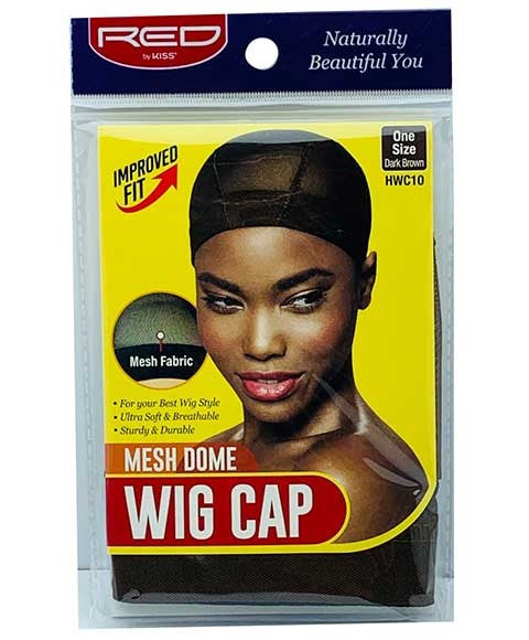 MESH DOME WIG CAP DARK BROWN HWC10 One Size Extensions Accessories Asetena Pa