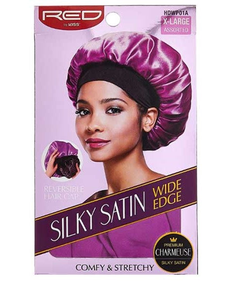 SILKY SATIN WIDE EDGE HDWP01A ASSORTED X Large Durags and Caps Asetena Pa