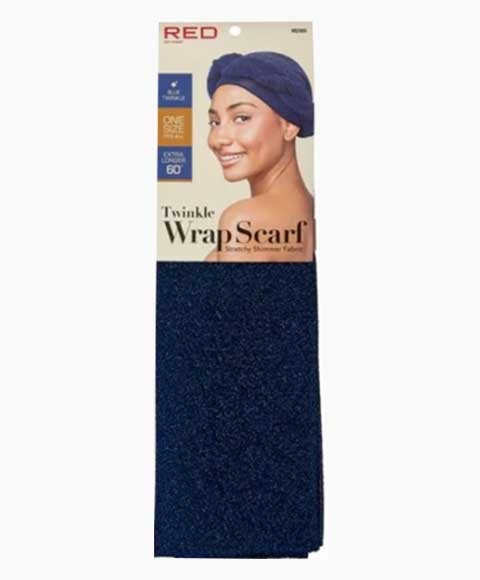 RED BY KISS TWINKLE WRAP SCARF HQ185 BLUE TWINKLE One Size Durags and Caps Asetena Pa