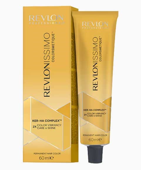 REVLONISSIMO COLORSMETIQUE PERMANENT HAIR COLOR YELLOW 60 ml Color 43 Medium Golden Brown Hair Color Asetena Pa