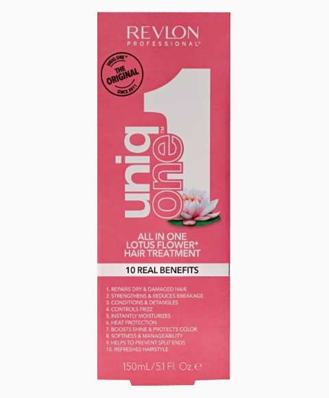 UNIQ ONE ALL IN ONE LOTUS FLOWER HAIR TREATMENT 150 ml Treatments Asetena Pa