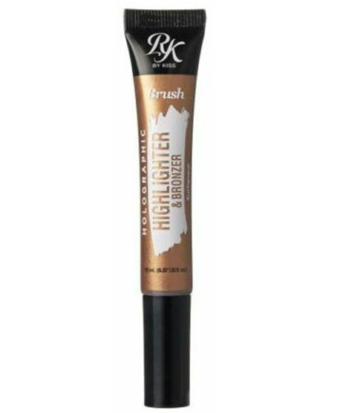 RK BY KISS RKBC24 HOLOGRAPHIC HIGHLIGHTER AND BRONZER 11 ml Color Rich Gold Contour And Bronzer Asetena Pa
