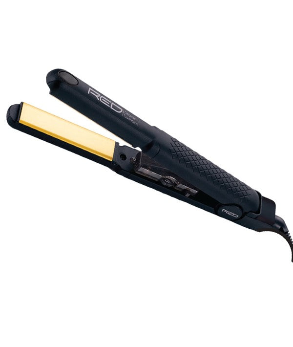 RED BY KISS CERAMIC FLAT IRON STRAIGHTENER F1075G Hot Irons Asetena Pa