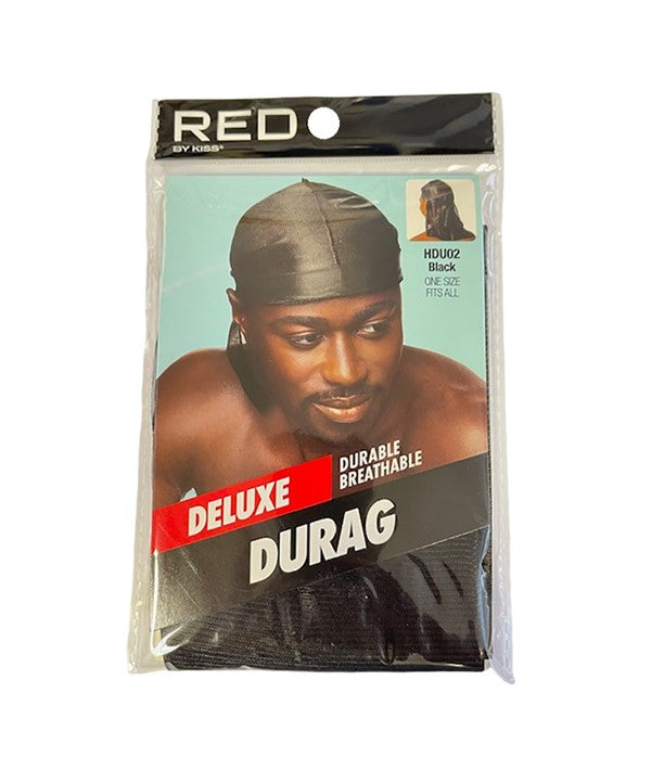 DELUXE DURAG BLACK HDU02 One Size Durags and Caps Asetena Pa