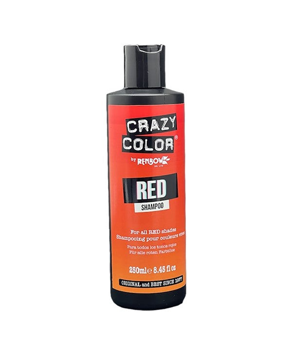 RENBOW CRAZY COLOR SHAMPOO FOR RED SHADES 250ml Color RED Shampoo Asetena Pa