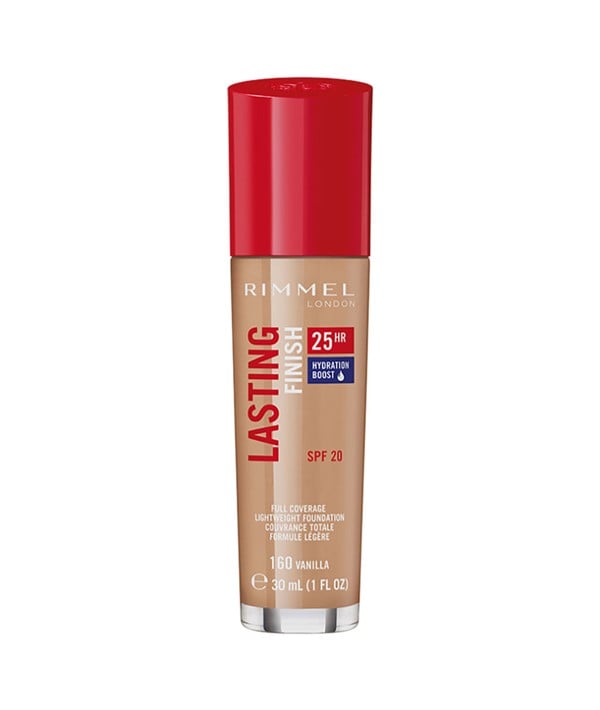 RIMMEL LASTING FINISH 25H HYDRATION BOOST FOUNDATION 30 ML Color 170 Wheat Foundation Asetena Pa