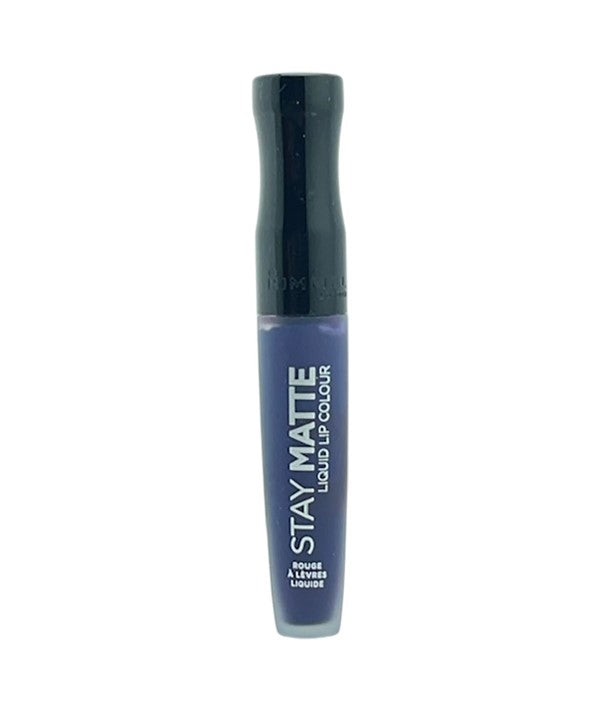 RIMMEL STAY MATTE LIQUID LIP COLOUR 5.5 ml Color 830 Blue Iris Lips Asetena Pa