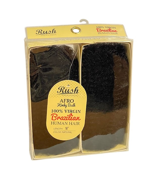 AFRO KINKY BULK BRAZILIAN HUMAN HAIR 18 Color Natural Human Hair Braids Asetena Pa