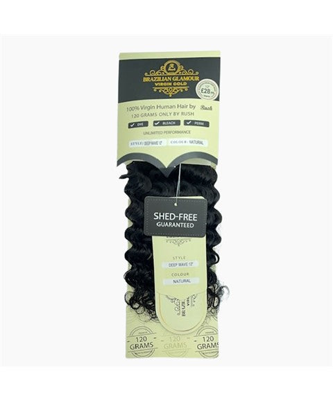 BRAZILIAN GLAMOUR VIRGIN GOLD HUMAN HAIR DEEP WAVE WEAVE 10 Color Natural Human Hair Bundles Asetena Pa