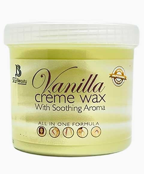 STAR BEAUTY VANILLA CREME WAX WITH SOOTHING AROMA 450 g Hair Removing Asetena Pa