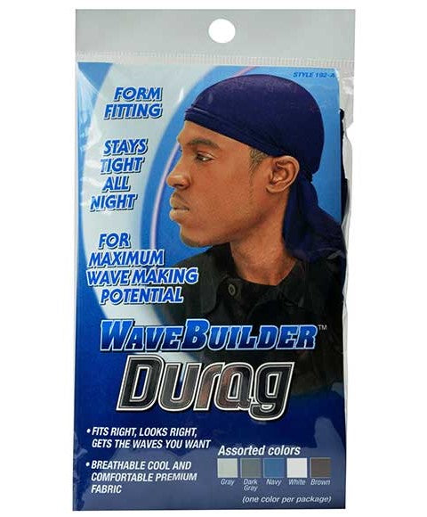 WAVE BUILDER DURAG ASSORTED STYLE 192 A Durags and Caps Asetena Pa