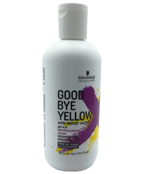GOOD BYE YELLOW PH 4.5 NEUTRALIZING WASH 300 ml Treatments Asetena Pa