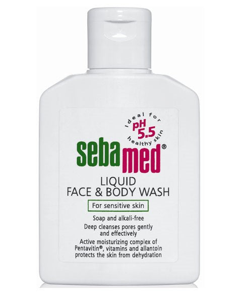 SEBA MED LIQUID FACE AND BODY WASH 200 ml Body Care Asetena Pa