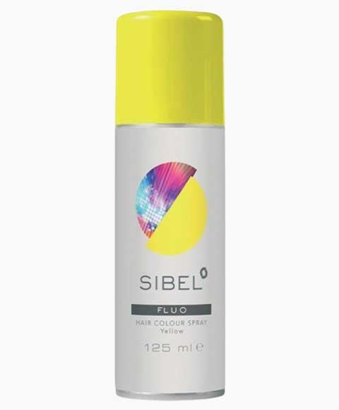 SIBEL FLUO YELLOW HAIR COLOUR SPRAY 125 ml Hair Color Asetena Pa