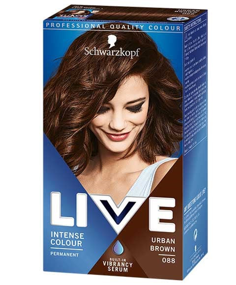 LIVE COLOR INTENSE COLOUR 88 URBAN BROWN Hair Color Asetena Pa