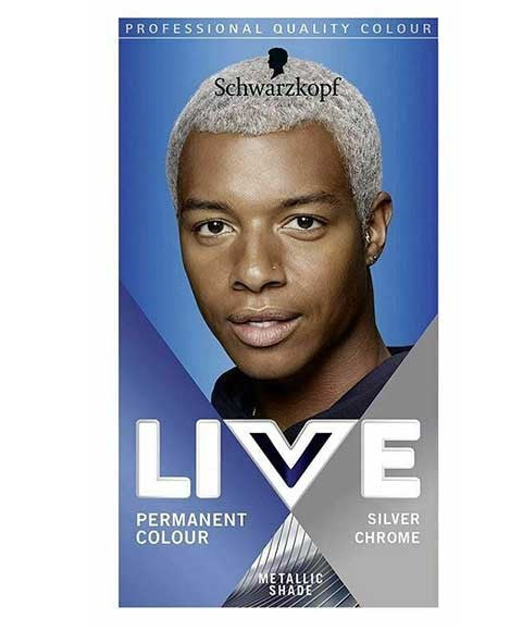 LIVE PERMANENT COLOUR U71 SILVER CHROME Hair Color Asetena Pa