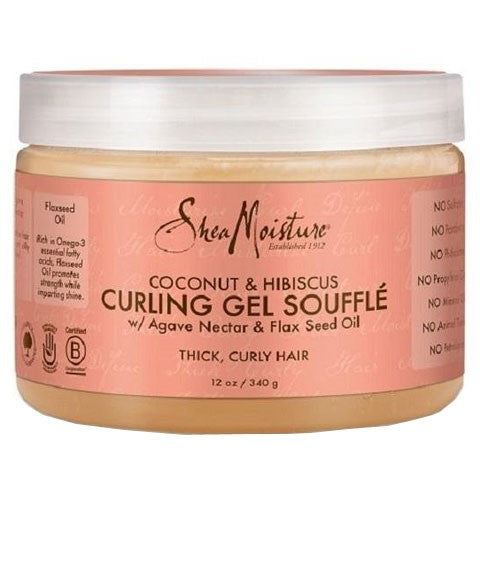 COCONUT AND HIBISCUS CURLING GEL SOUFFLE 340 g Hair Moisturizers Asetena Pa