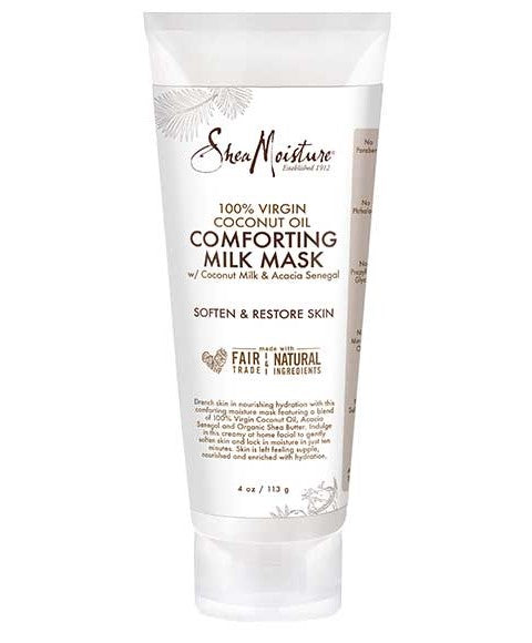 100 PERCENT VIRGIN COCONUT OIL COMFORTING MILK MASK 113 g Skin Moisturizing Asetena Pa