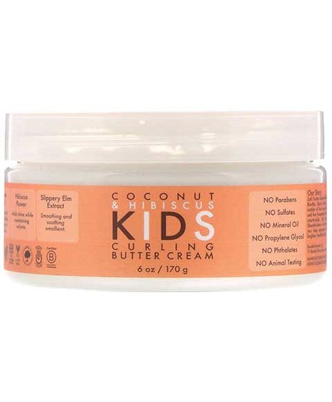 COCONUT AND HIBISCUS KIDS CURLING BUTTER CREAM 170 g Hair Moisturizers Asetena Pa