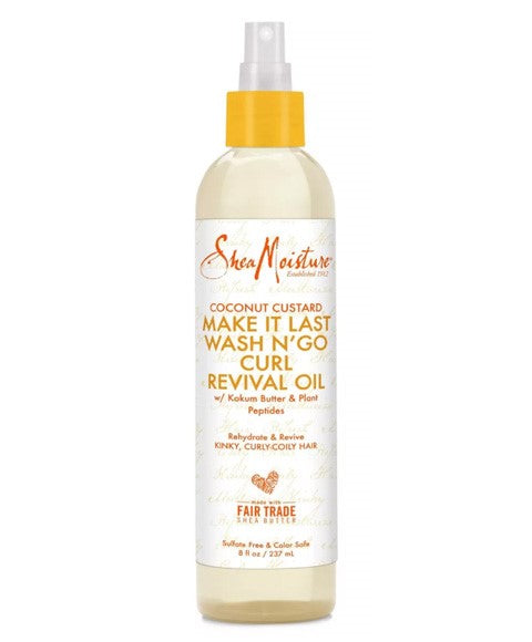 COCONUT CUSTARD MAKE IT LAST WASH N GO CURL REVIVAL OIL 237 ml Sprays, Serums and Oils Asetena Pa