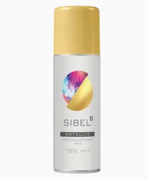 SIBEL METALLIC GOLD HAIR COLOUR SPRAY 125 ml Hair Color Asetena Pa