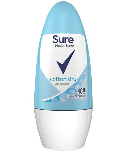 MOTIONSENSE COTTON DRY 48H ANTI PERSPIRANT ROLL ON 50 ml Body Care Asetena Pa
