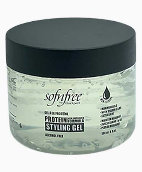 SOF N FREE PROTEIN STYLING GEL CLEAR 500 ml Hair Styling Asetena Pa