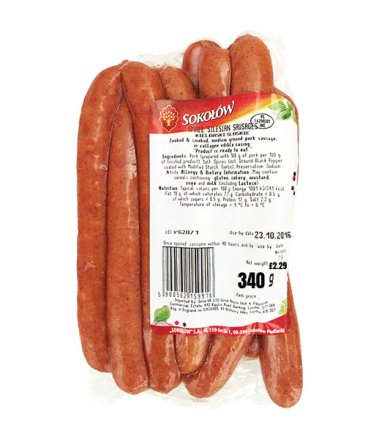 Sokolow Best Silesian Sausage 1x340g