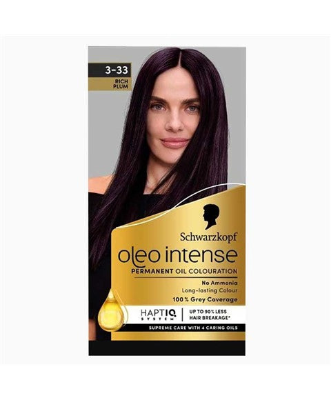 OLEO INTENSE PERMANENT OIL COLOURATION 3 33 RICH PLUM Hair Color Asetena Pa