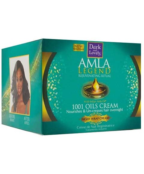 DARK AND LOVELY AMLA LEGEND 1001 OILS CREAM NIGHT WRAP CREAM 150 ml Treatments Asetena Pa