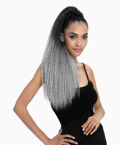 EZ PONYTAIL SYN TWIRL PONY Color TT1B/GREY PonyTail Asetena Pa