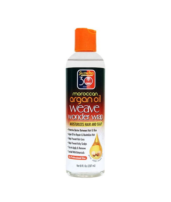 SALON PRO 30 SEC MOROCCAN ARGAN OIL WEAVE WONDER WRAP 237 ml Color Clear Treatments Asetena Pa
