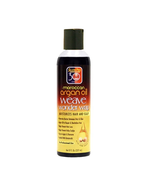 SALON PRO 30 SEC MOROCCAN ARGAN OIL WEAVE WONDER WRAP BLACK 237 ml Treatments Asetena Pa