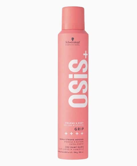 OSIS PLUS VOLUME AND BODY GRIP EXTRA STRONG MOUSSE 200 ml Hair Styling Asetena Pa