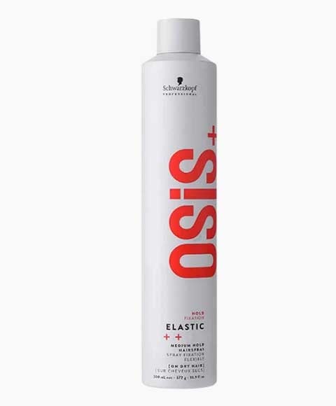 OSIS PLUS HOLD FIXATION ELASTIC MEDIUM HOLD HAIRSPRAY 500 ml Sprays, Serums and Oils Asetena Pa