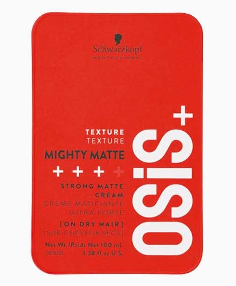 OSIS PLUS TEXTURE MIGHTY MATTE CREAM 100 ml Hair Styling Asetena Pa