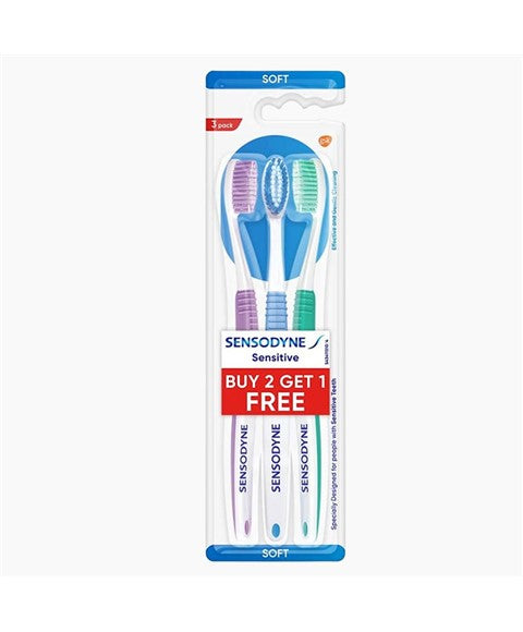 SENSODYNE SENSITIVE TOOTHBRUSH VALUE PACK Dental Care Asetena Pa