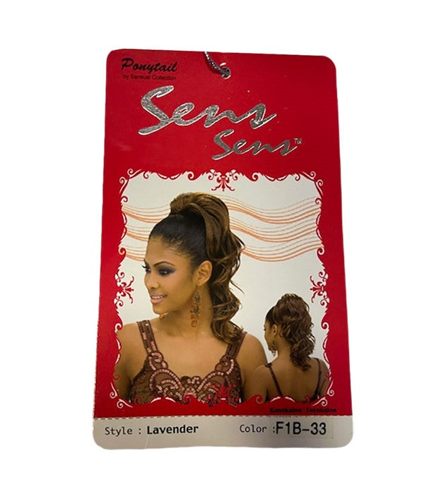 SENSSENS PONYTAIL LAVENDER CLIP ON Color F1B-33 PonyTail Asetena Pa